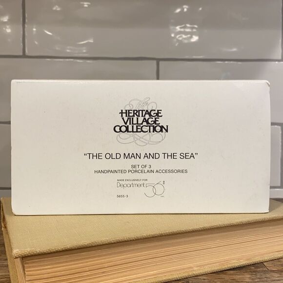 Dept 56 The Old Man And The Sea Figurine Set Christmas Village #5655-3 - Picture 5 of 9